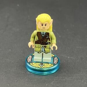 Lego Legolas Minifigure W Disc 79008 9473 The Lord of the Rings Dimensions